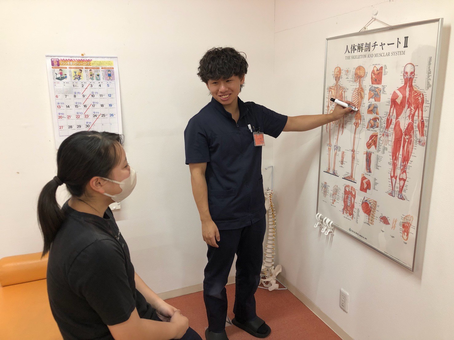 産後の姿勢と骨盤バランスの説明|大津市堅田